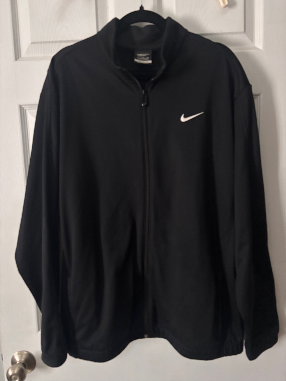 Nike Golf Therma-Fit Black Full Zip Track Jacket Men's Size XL w/Pockets
